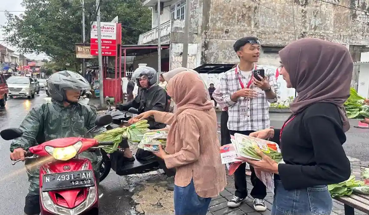 Gerakan Buka Puasa Sehat, Mahasiswa Agribisnis UMM Hadirkan Sayur Segar